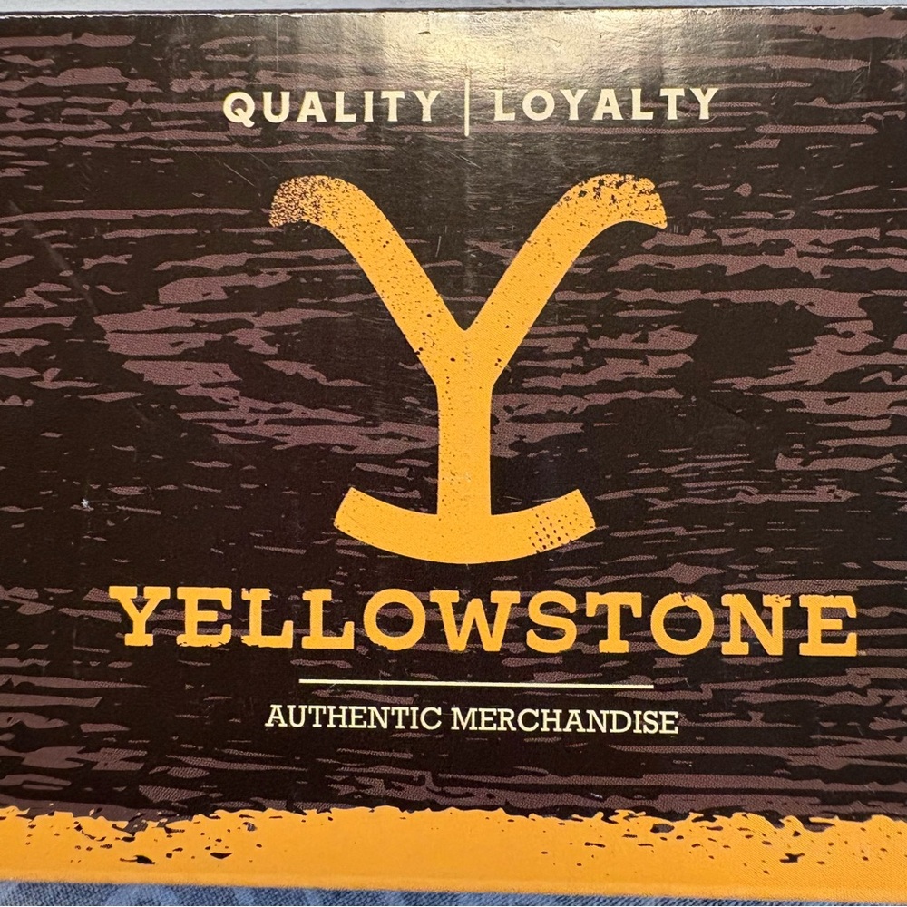 Yellowstone 9 oz‎ Glasses Set NIB Etched Authentic Merch 3.25” High